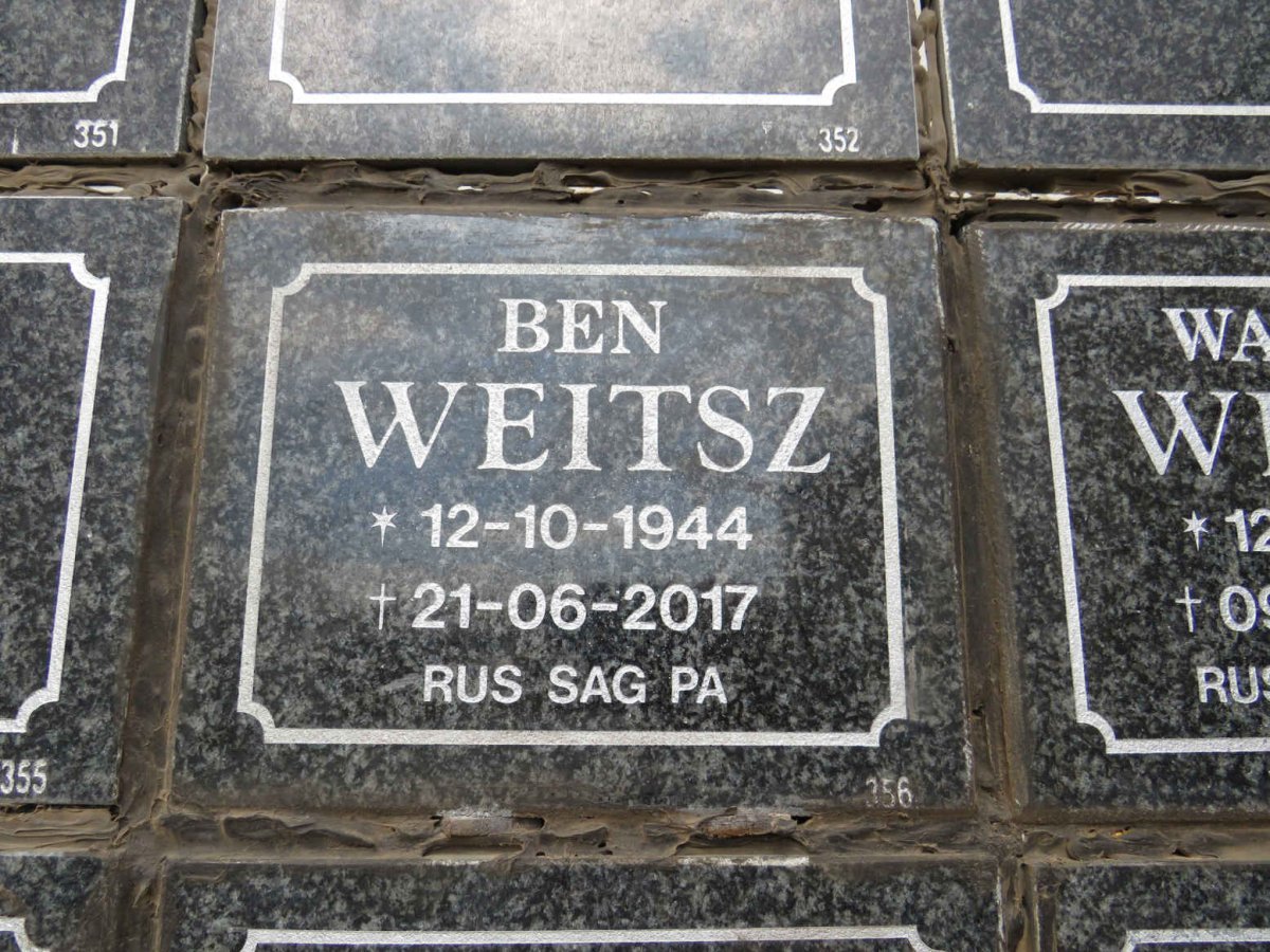 WEITSZ Ben 1944-2017