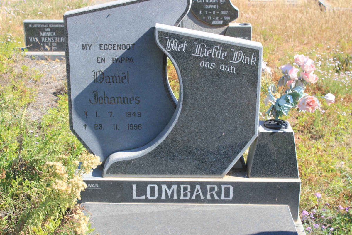 LOMBARD Daniël Johannes 1949-1996