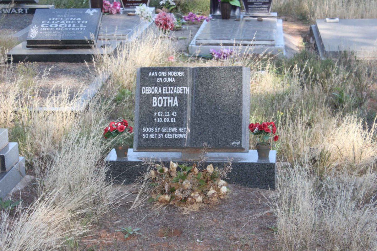 BOTHA Debora Elizabeth 1943-2001