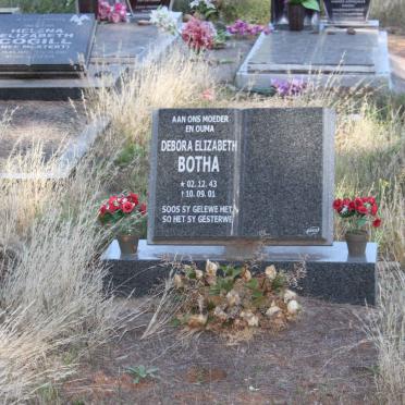 BOTHA Debora Elizabeth 1943-2001