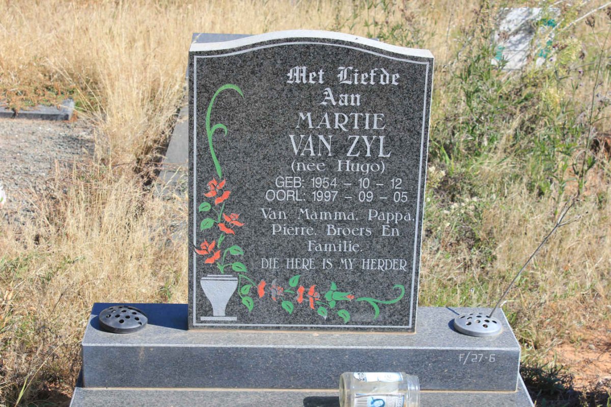 ZYL Martie, van nee HUGO 1954-1997