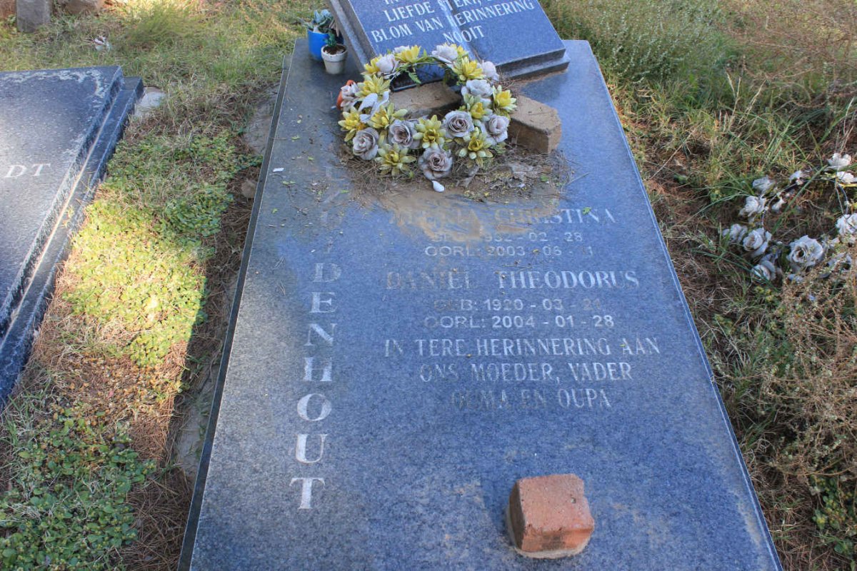 BEZUIDENHOUT Daniel Theodorus 1920-2004 &amp; ? Christina 1932-2003