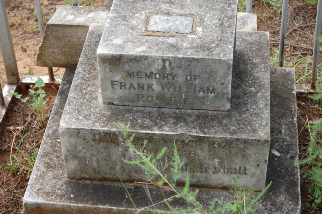 POWRIE Frank William 1848-1871