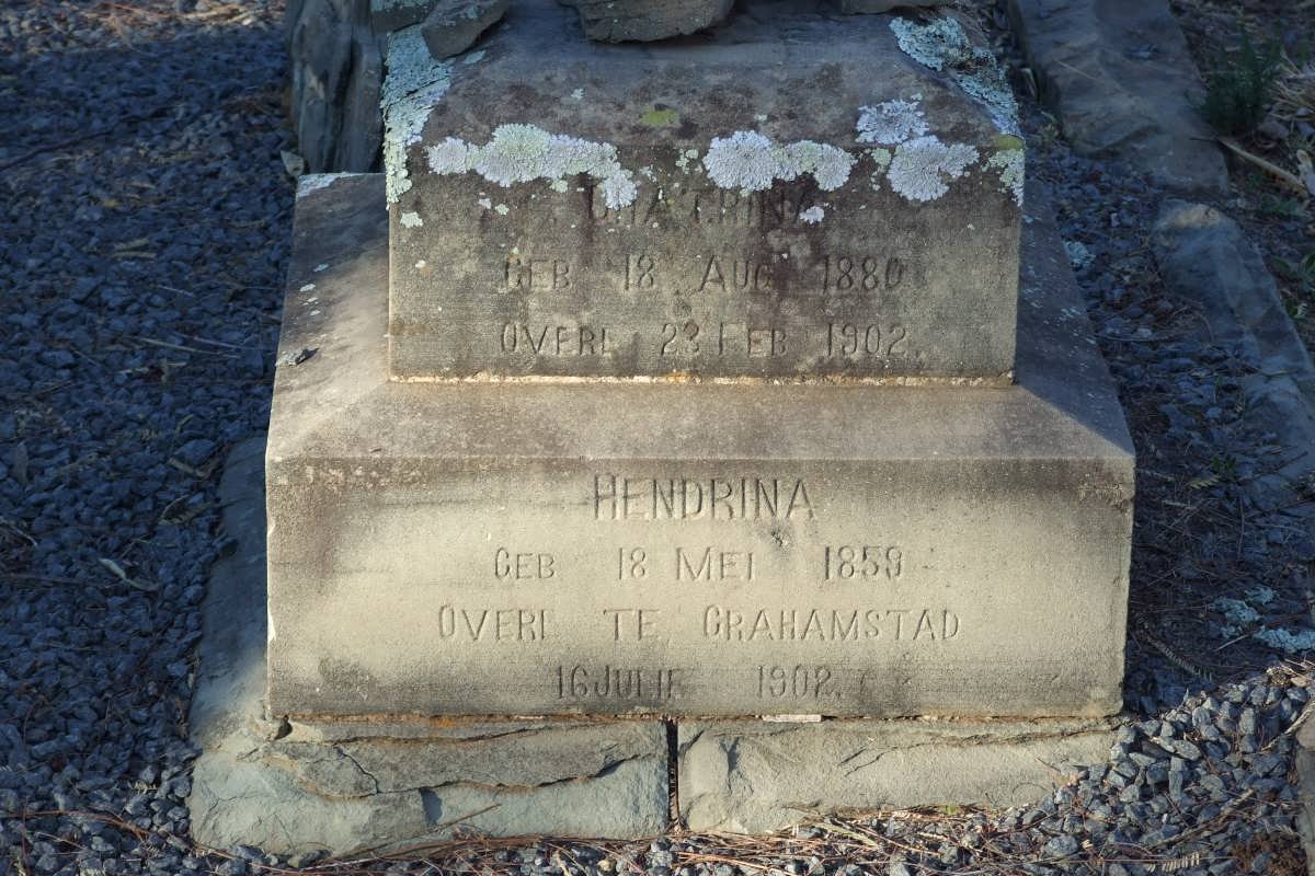 ROUX Chatrina 1880-1920 :: ROUX Hendrina  1859-1902