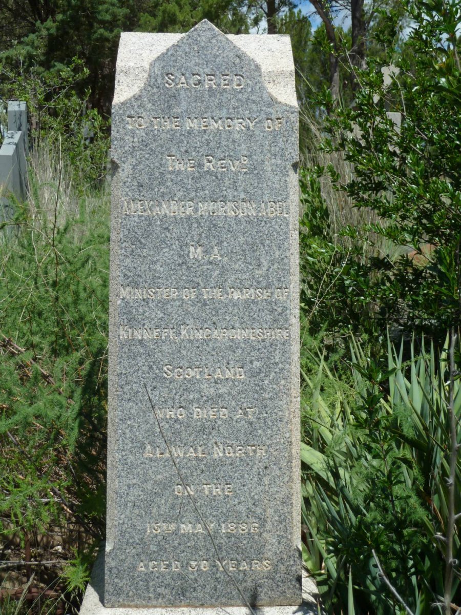 ABEL Alexander Morison -1886
