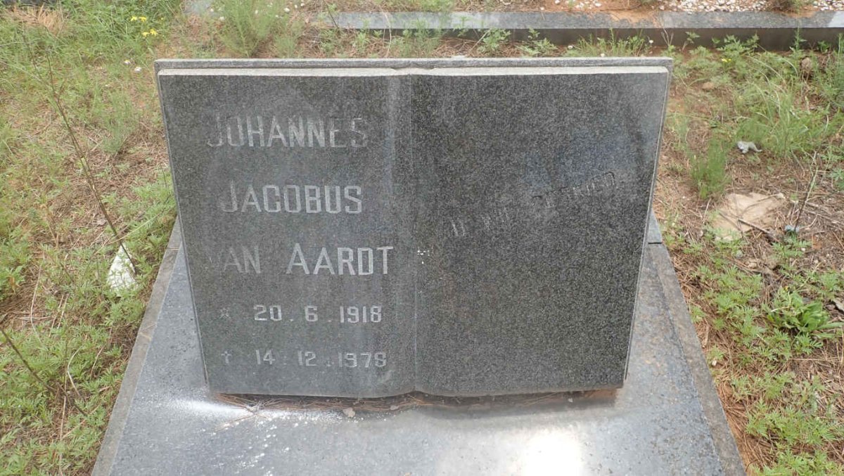 AARDT Johannes Jacobus, van 1918-1978 &amp; Aletta Elizabeth 1922-2011
