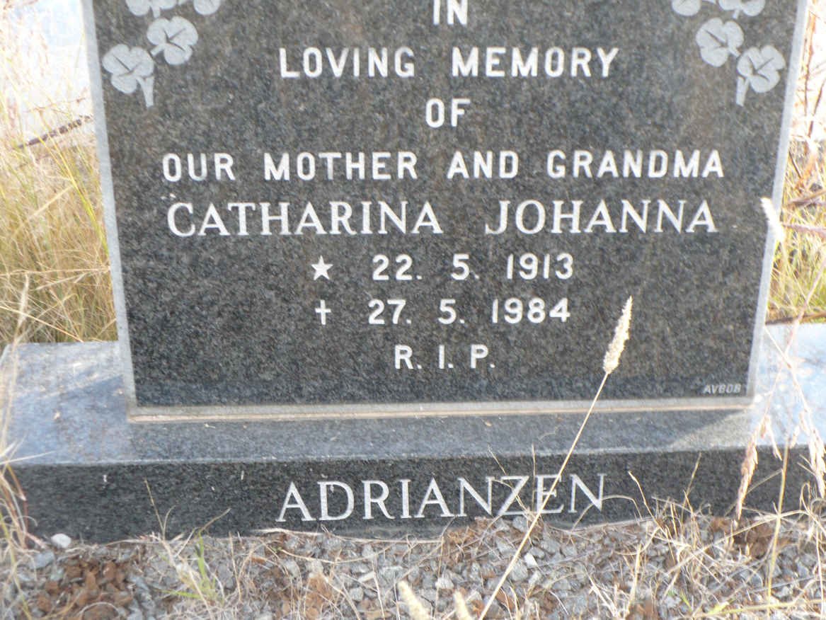 ADRIANZEN Catharina Johanna 1913-1984