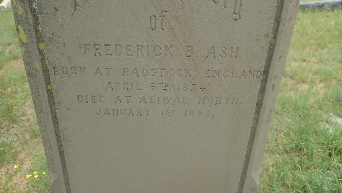 ASH Frederick B. 1874-1890