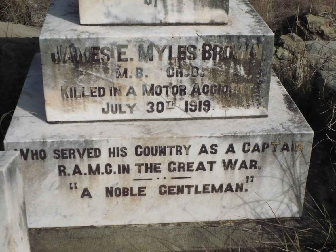 BROWN James E. Myles -1919