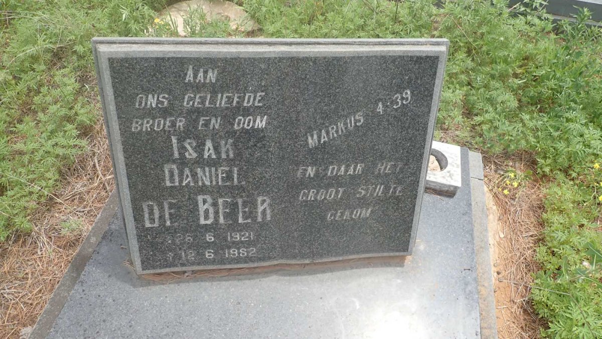 BEER Isak Daniel, de 1921-1982