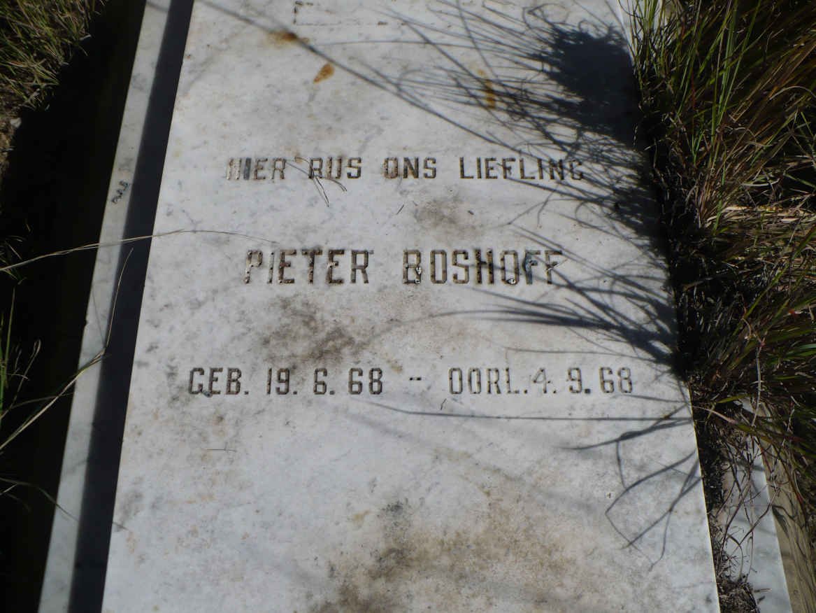 BOSHOFF Pieter 1968-1968