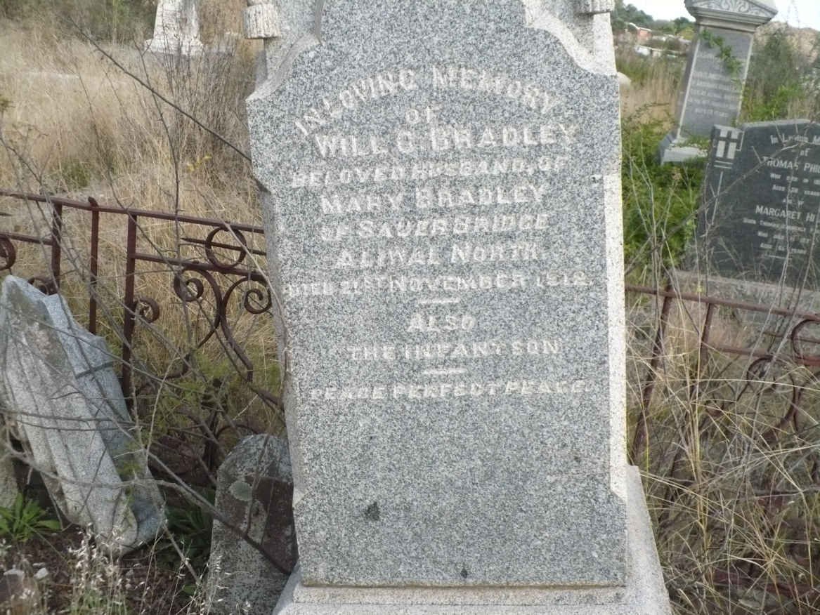 BRADLEY Will C. -1912 :: BRADLEY Infant son