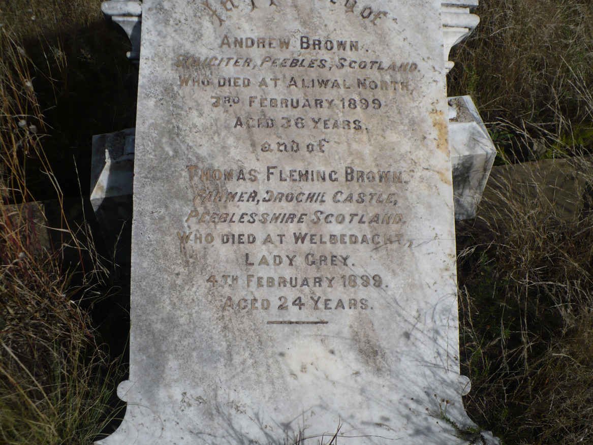 BROWN Andrew -1899 :: BROWN Thomas Fleming -1899