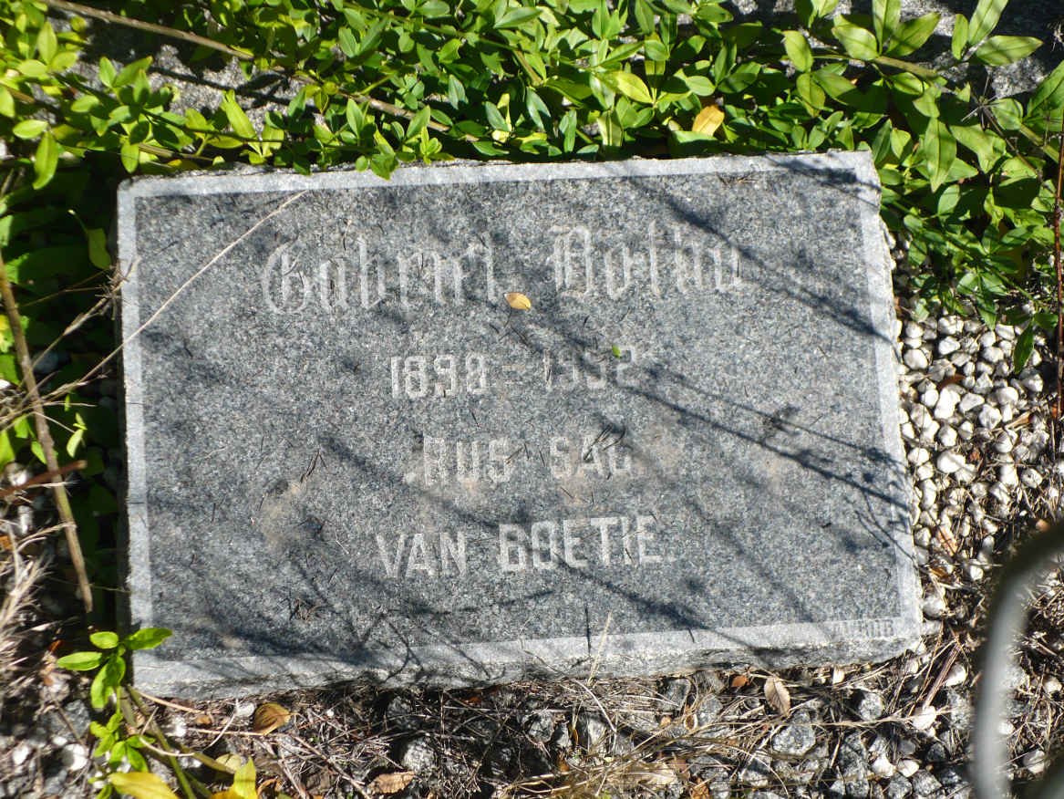 BOTHA Gabriel 1898-1952