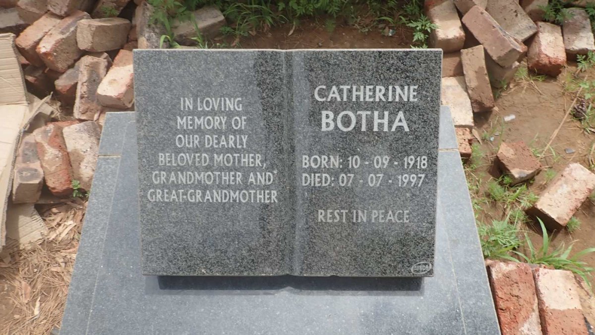 BOTHA Catherine 1918-1997