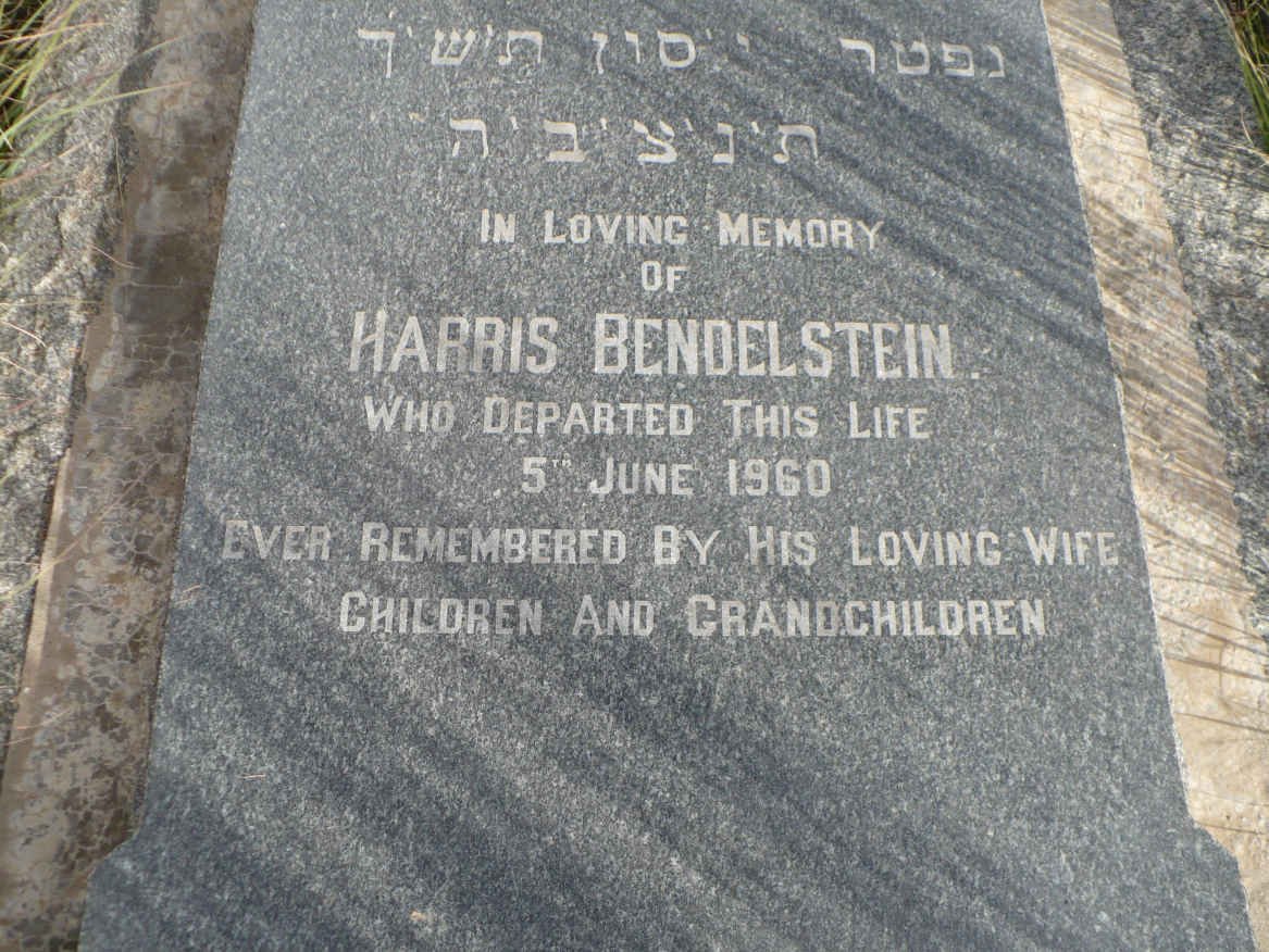 BENDELSTEIN Harris -1960