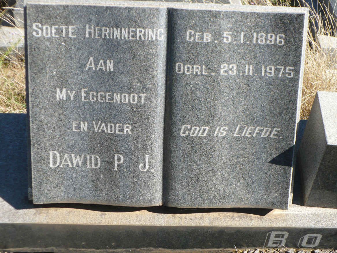 BOTHA Dawid P.J. 1896-1975