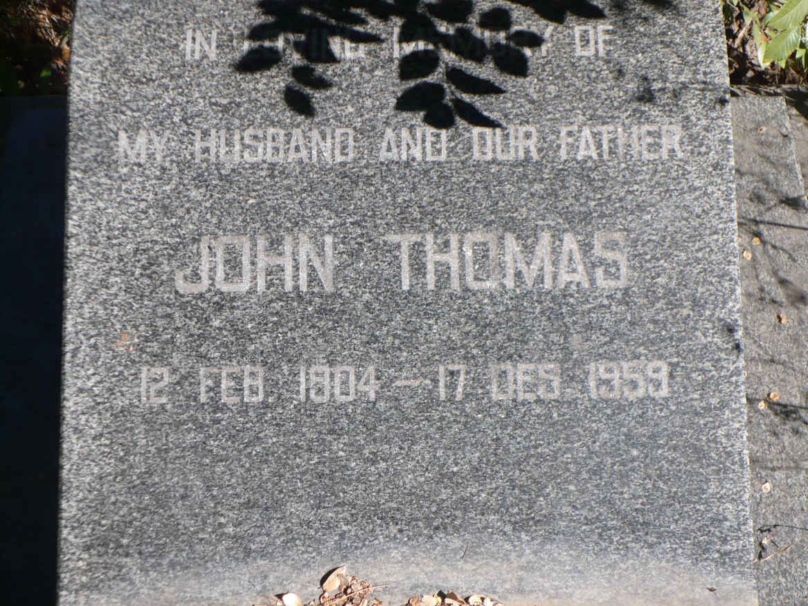 BUTLER John Thomas 1904-1959