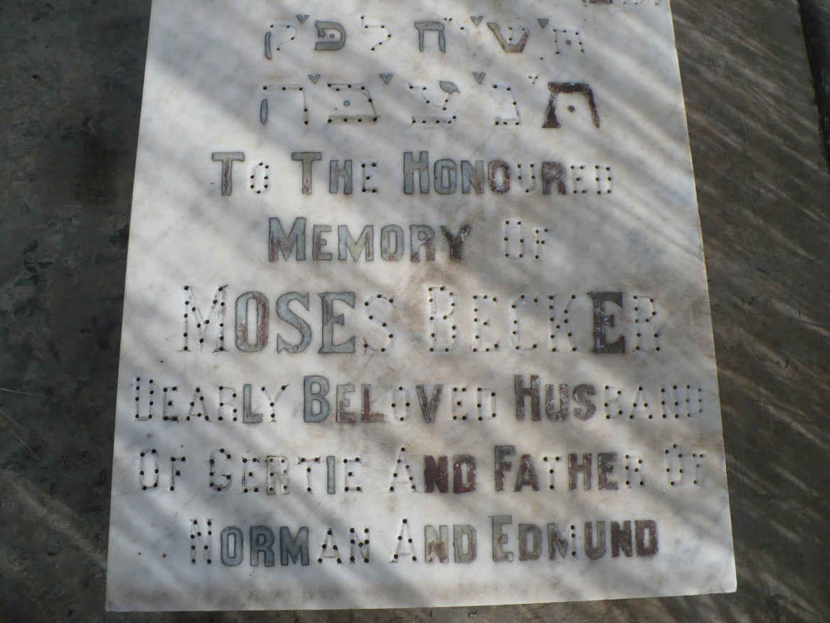 BECKER Moses