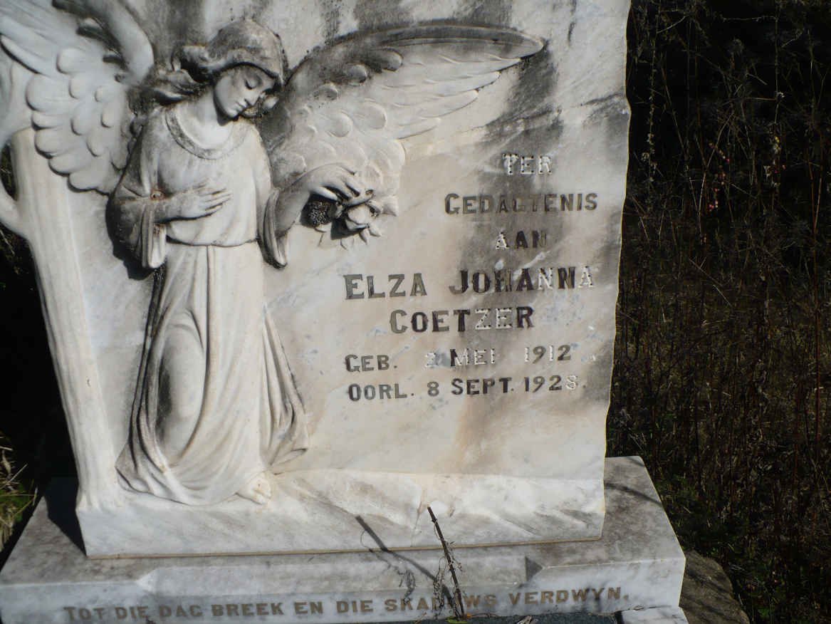 COETZER Elza Johanna 1912-1928