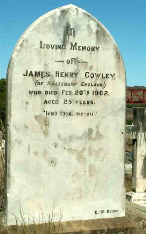 COWLEY James Henry -1902
