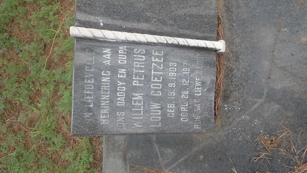 COETZEE Willem Petrus Louw 1903-1971