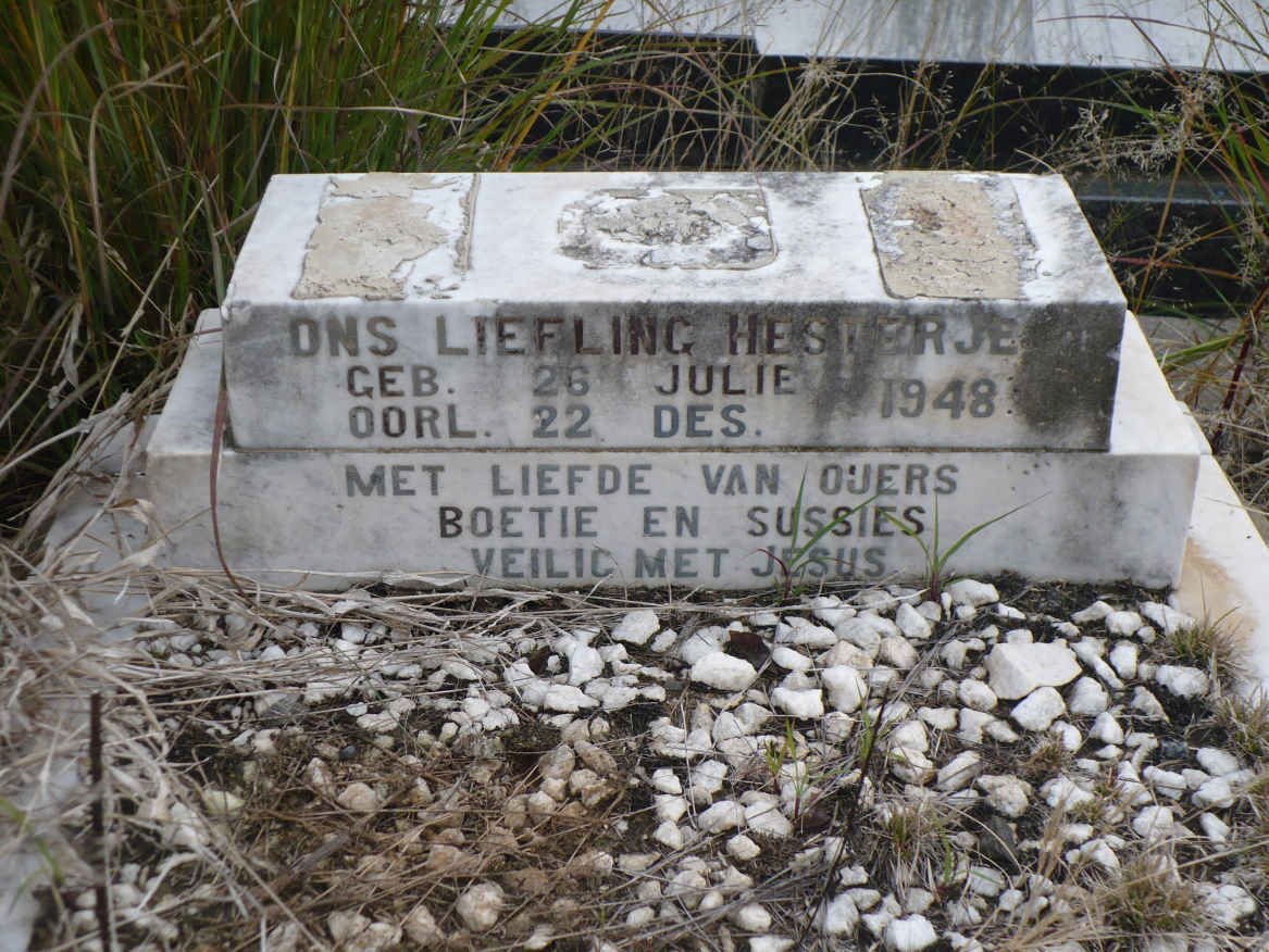 CLOETE Hesterje 1948-1948