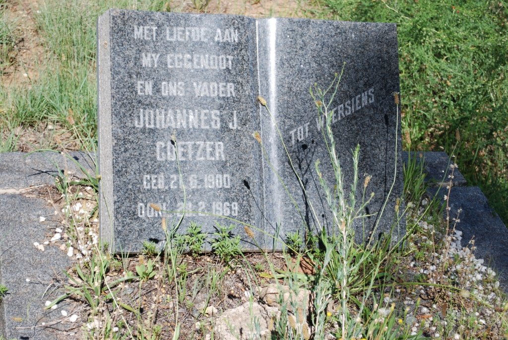 COETZER Johannes J. 1900-1969
