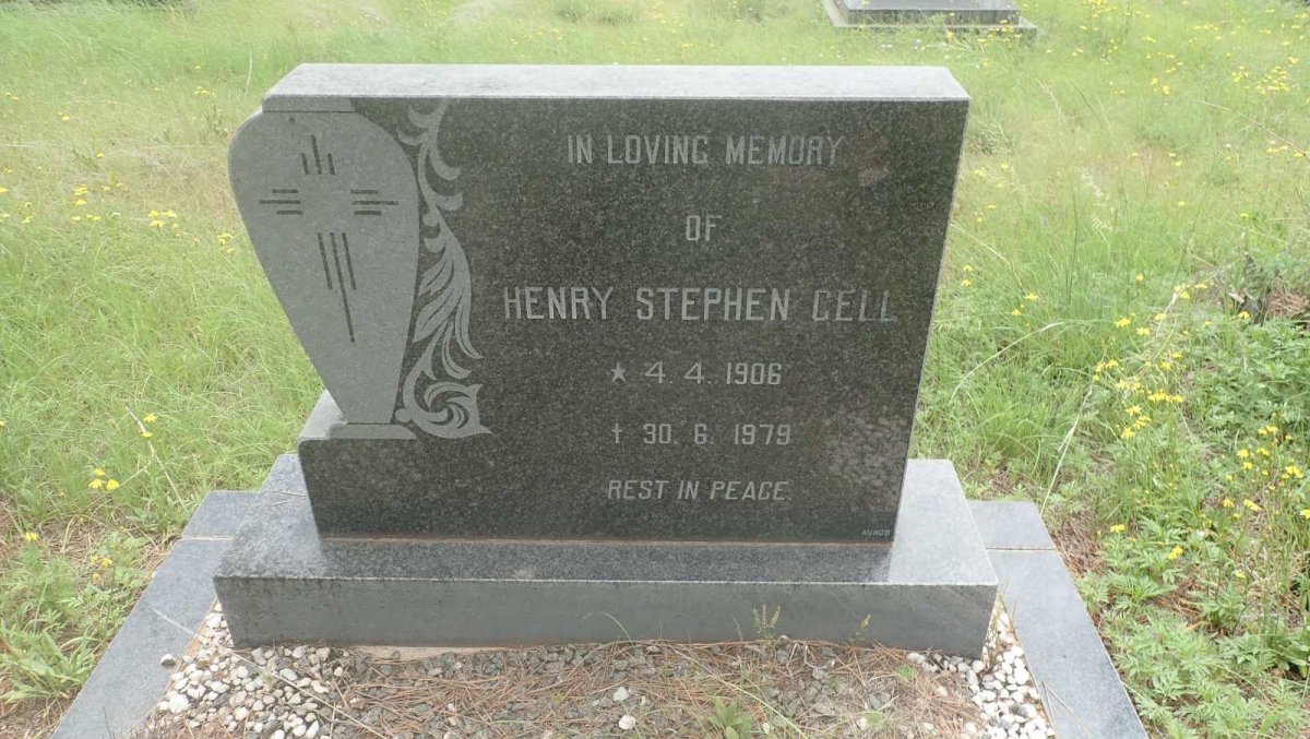 CELL Henry Stephen 1906-1979
