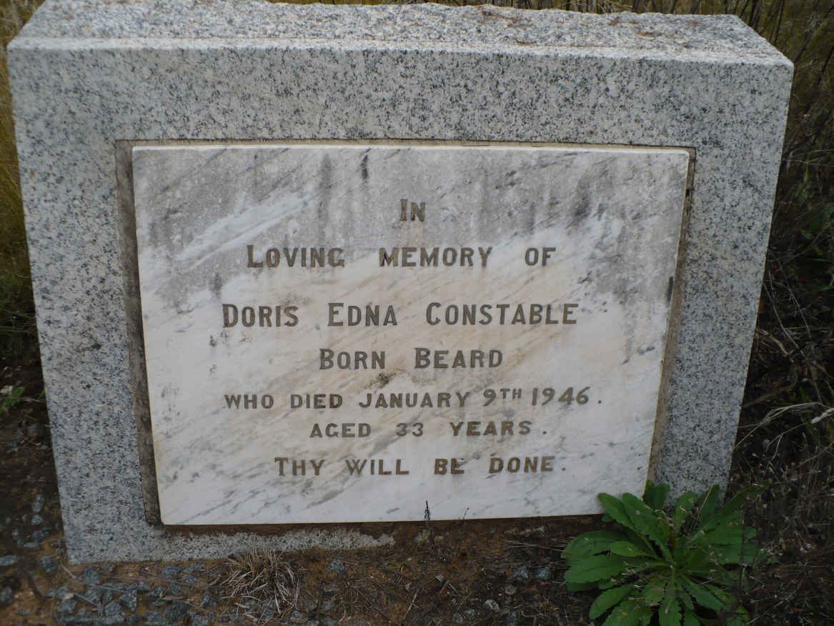 CONSTABLE Doris Edna nee BEARD -1946