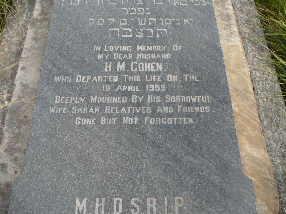 COHEN H.M. -1959