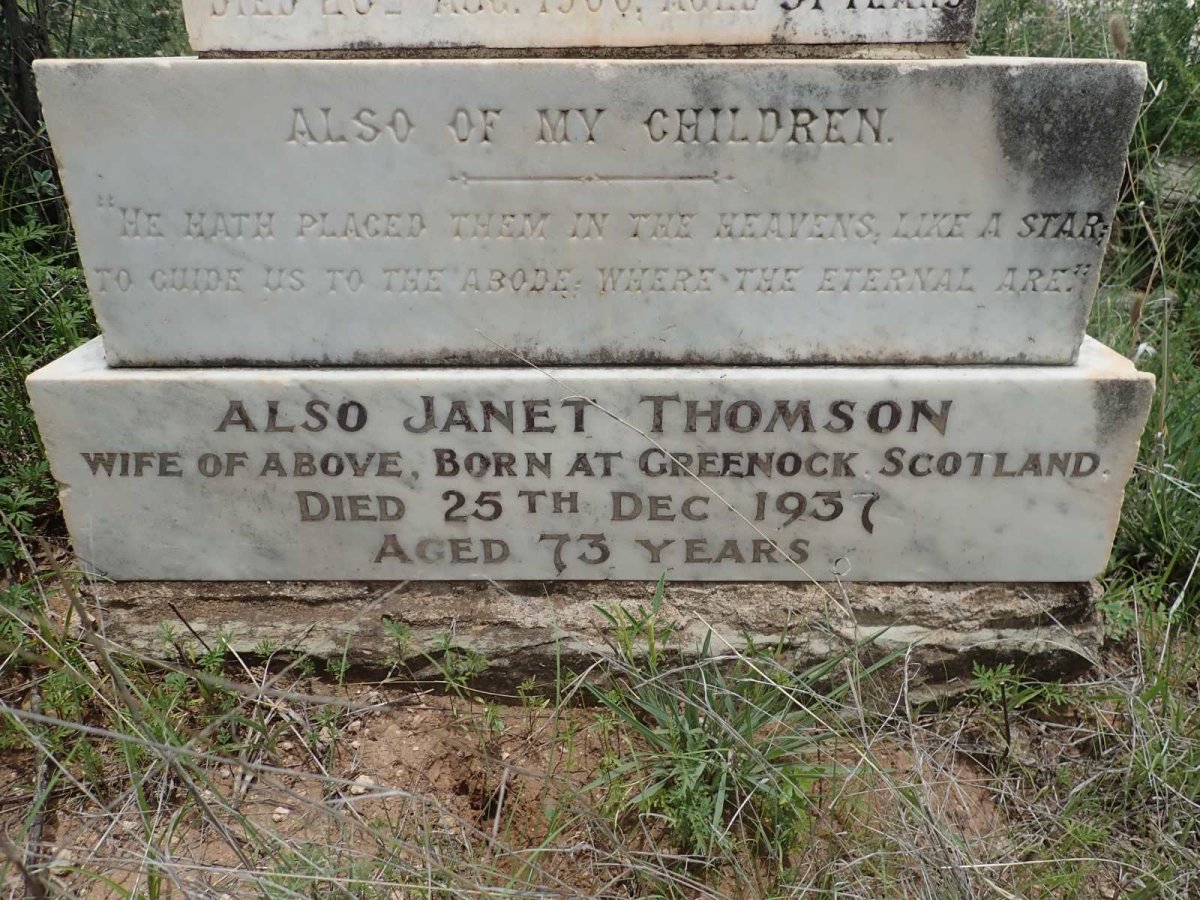 CARRAWAY Alexander Graham -1900 &amp; Janet THOMSON -1937 :: CARRAWAY Peggy -1899