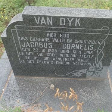 DYK Jacobus Cornelis, van 1908-1985