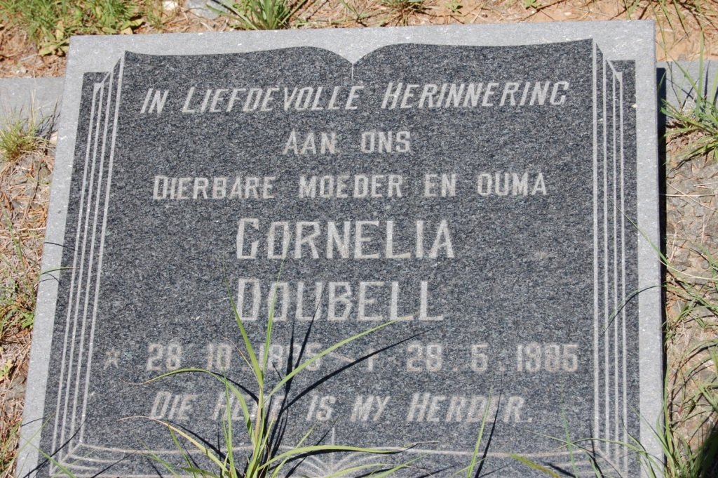 DOUBELL Cornelia 1895-1985