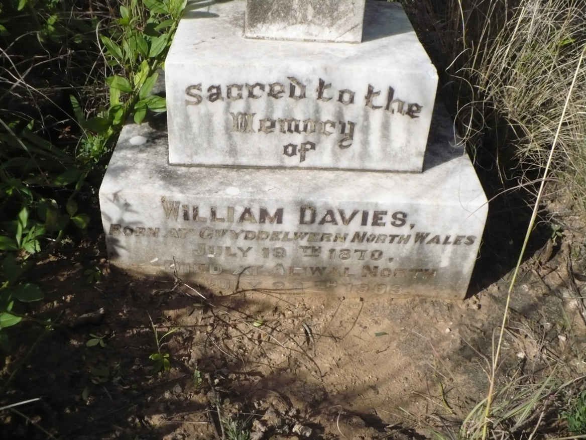 DAVIES William 1870-1903