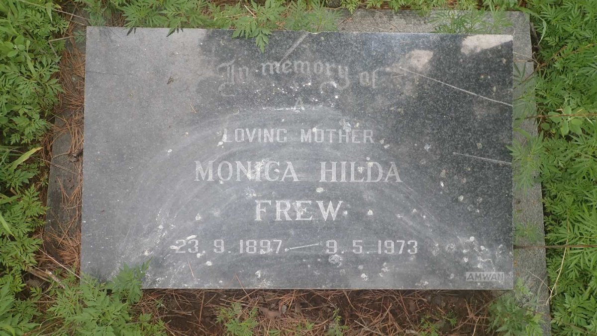 FREW Monica Hilda 1897-1973
