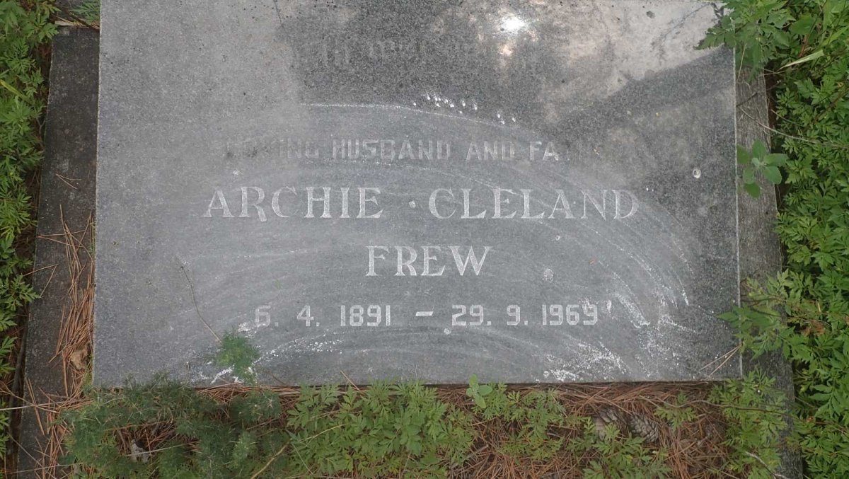 FREW Archie Cleland 1891-1969