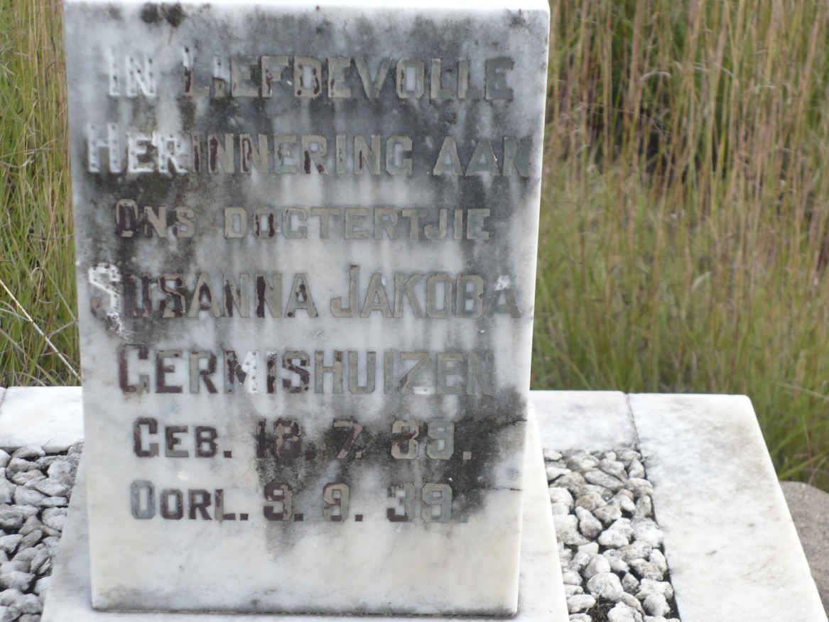 GERMISHUIZEN Susanna Jakoba 1939-1939