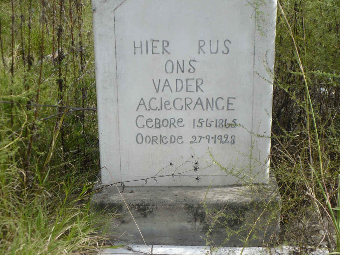 GRANGE A.G., le 1865-1928
