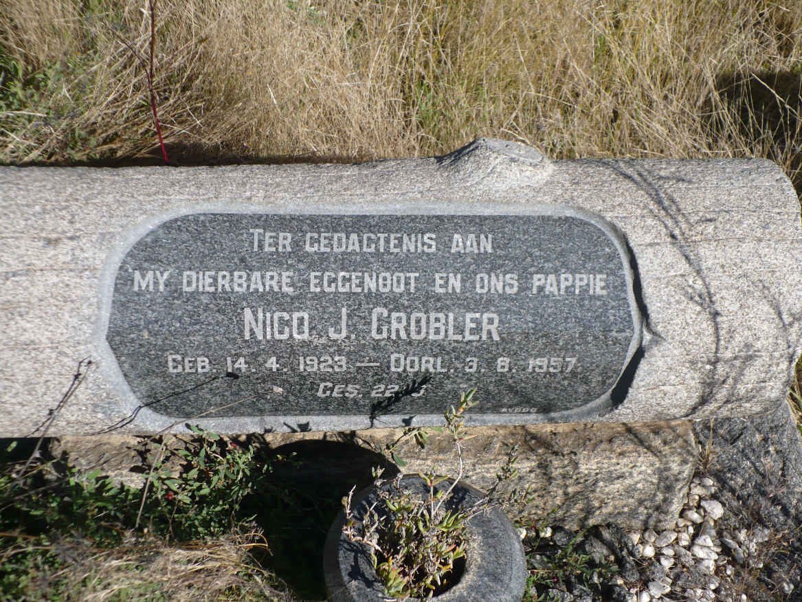 GROBLER Nico J. 1923-1957