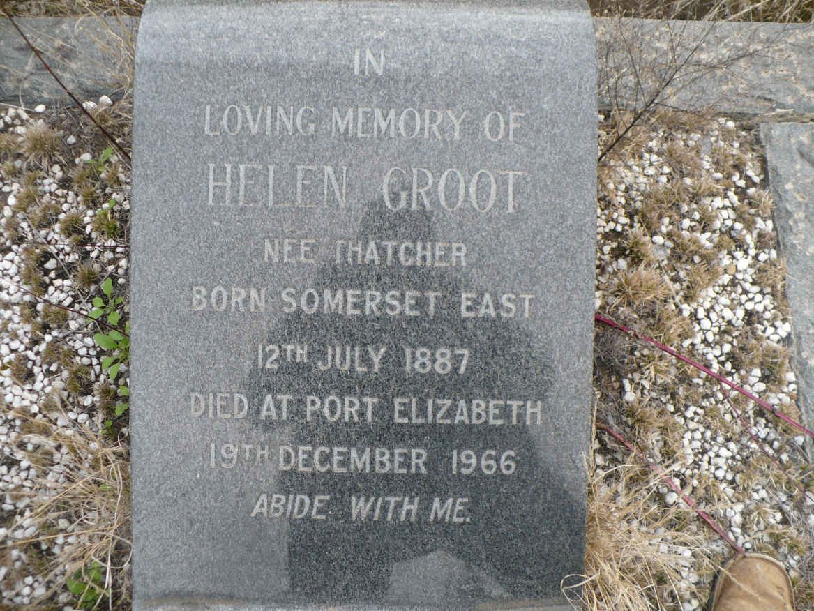 GROOT Helen nee THATCHER 1887-1966