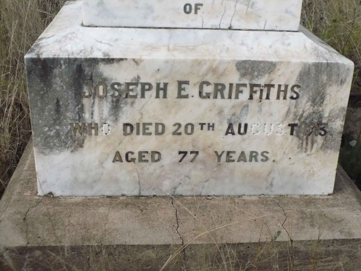 GRIFFITHS Joseph E. -1913 
