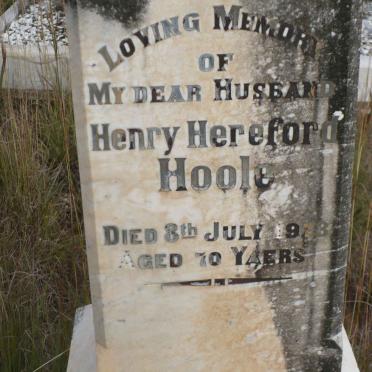 HOOLE Henry Hereford -1928