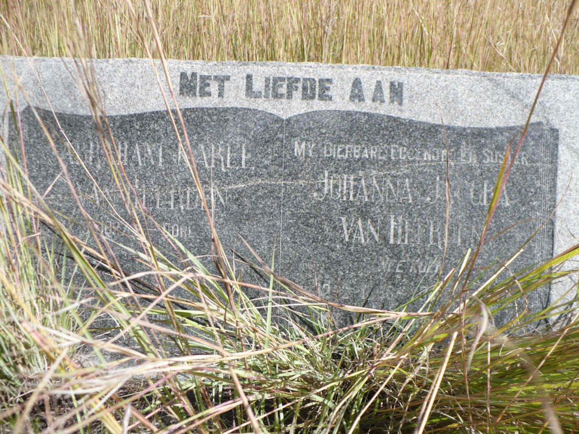 HEERDEN Abraham Maree, van &amp; Johanna Jacoba KOEN