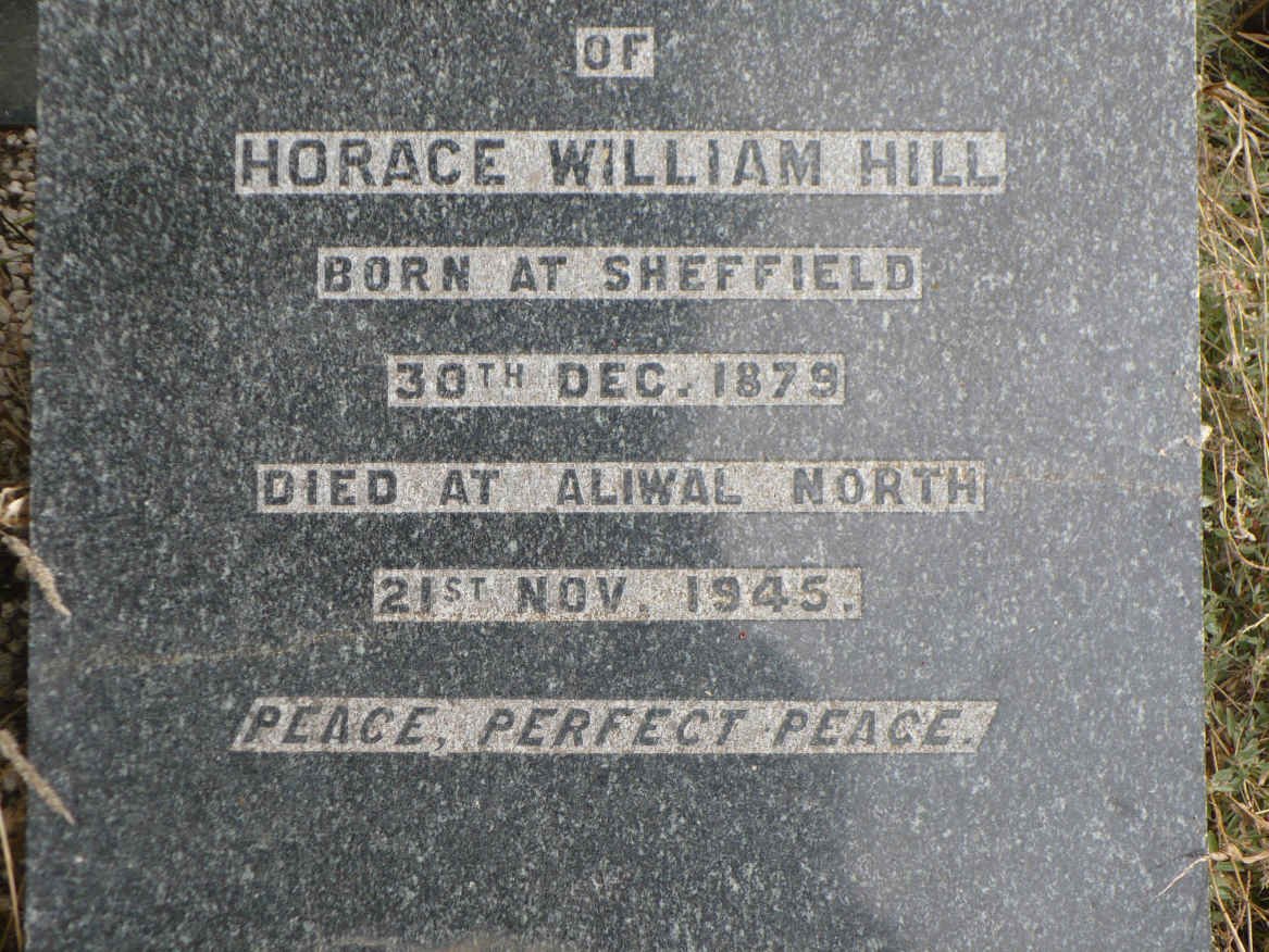 HILL Horace William 1879-1945