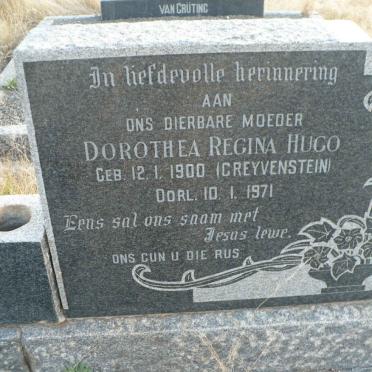 HUGO Gabriel Francois 1892-1955 &amp; Dorothea Regina GREYVENSTEIN 1900-1971