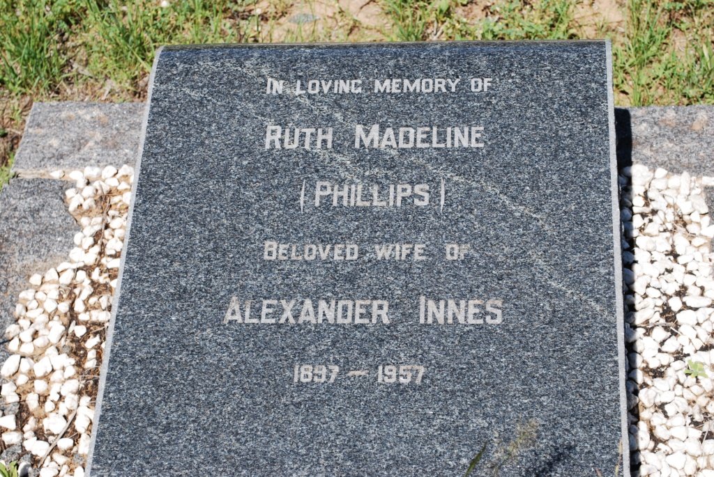 INNES Ruth Madeline nee PHILLIPS 1897-1957