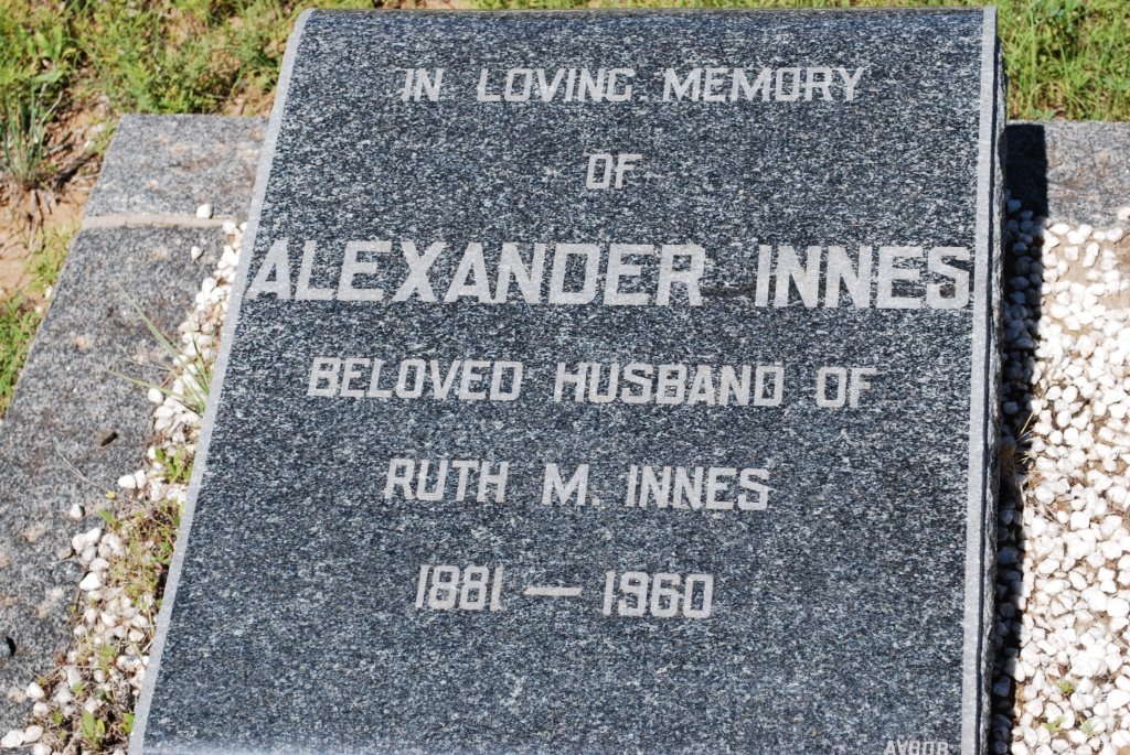 INNES Alexander 1881-1960