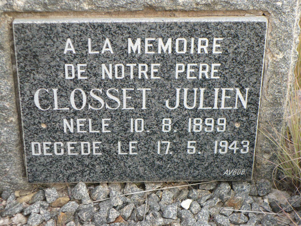 JULIEN Closset 1899-1943