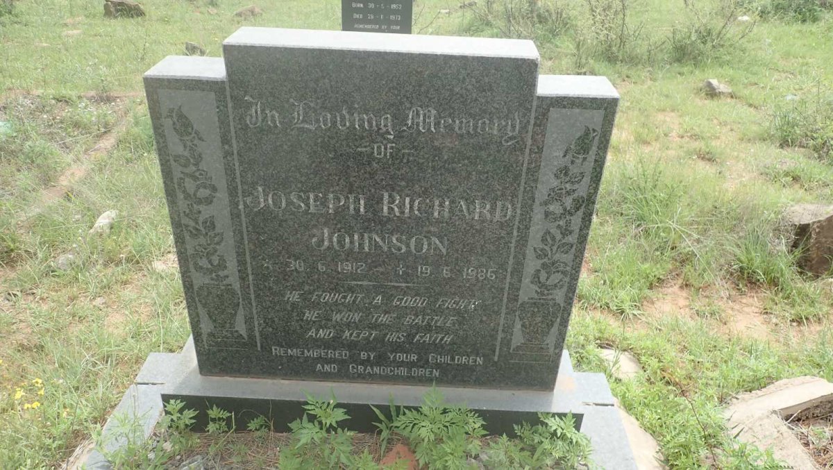 JOHNSON Joseph Richard 1912-1985